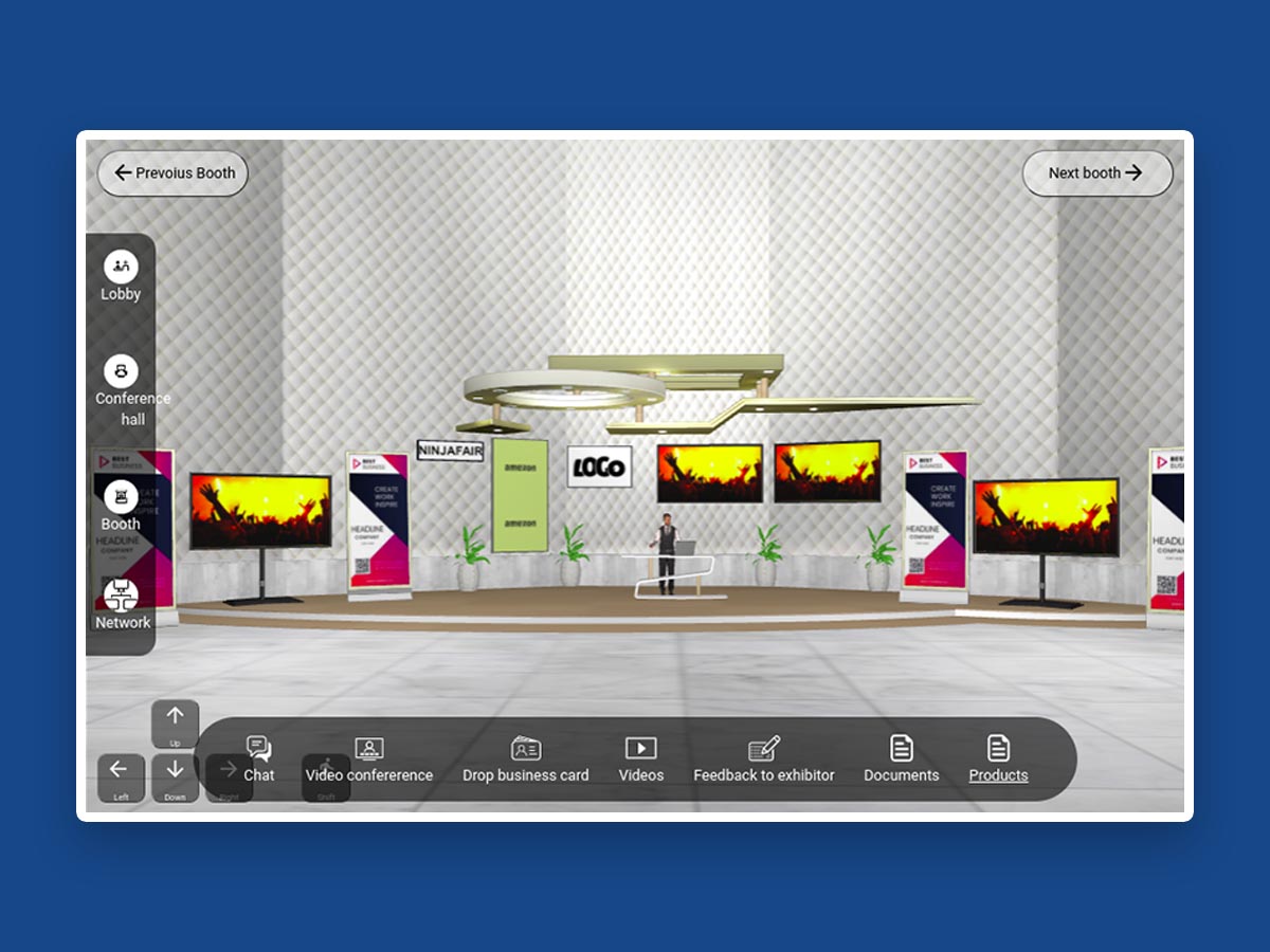 Virtual Exhibit Booth NinjaFair